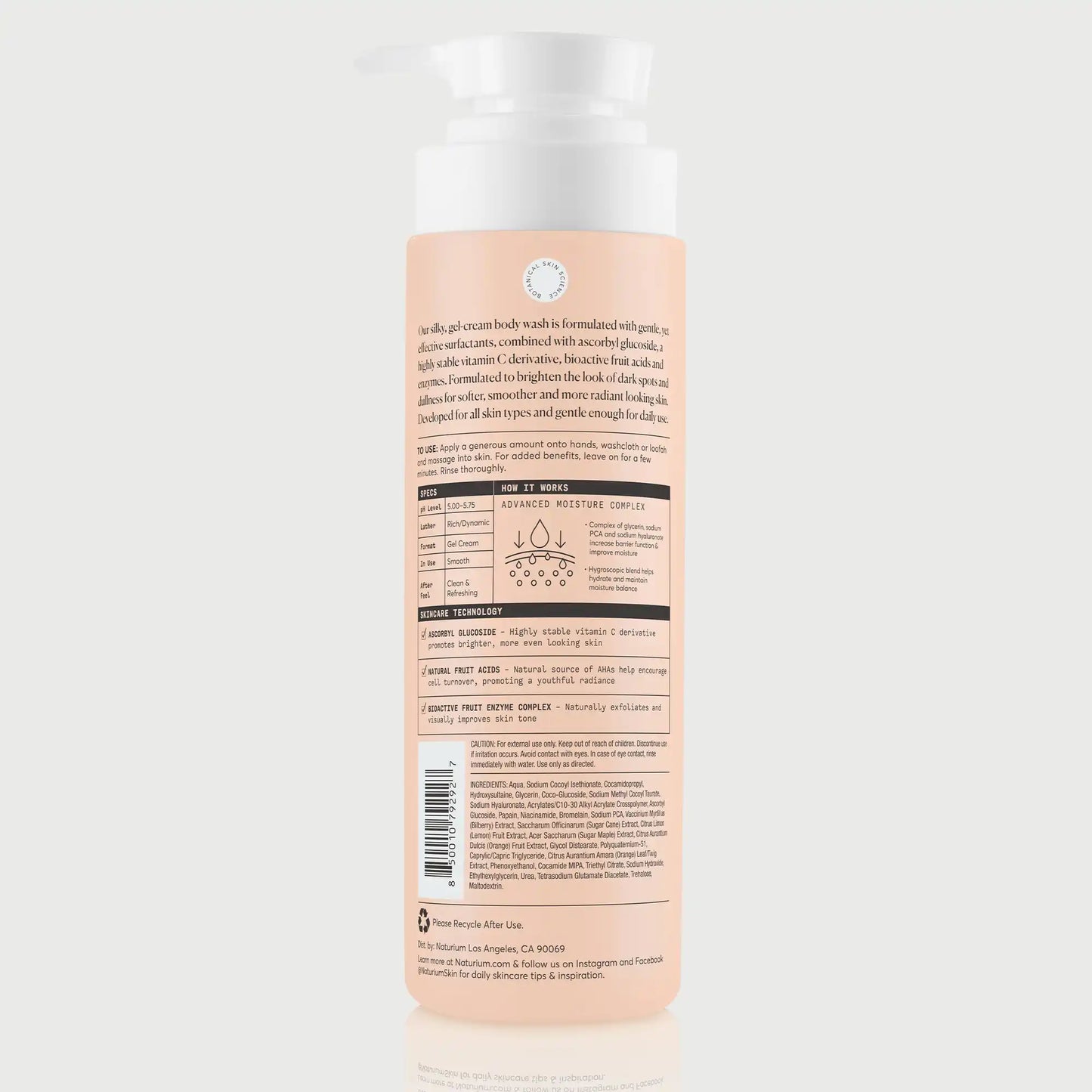 the-brightener-vitamin-c-brightening-body-wash-b6 NATR-The-Brightener-Body-Wash_back.webp
