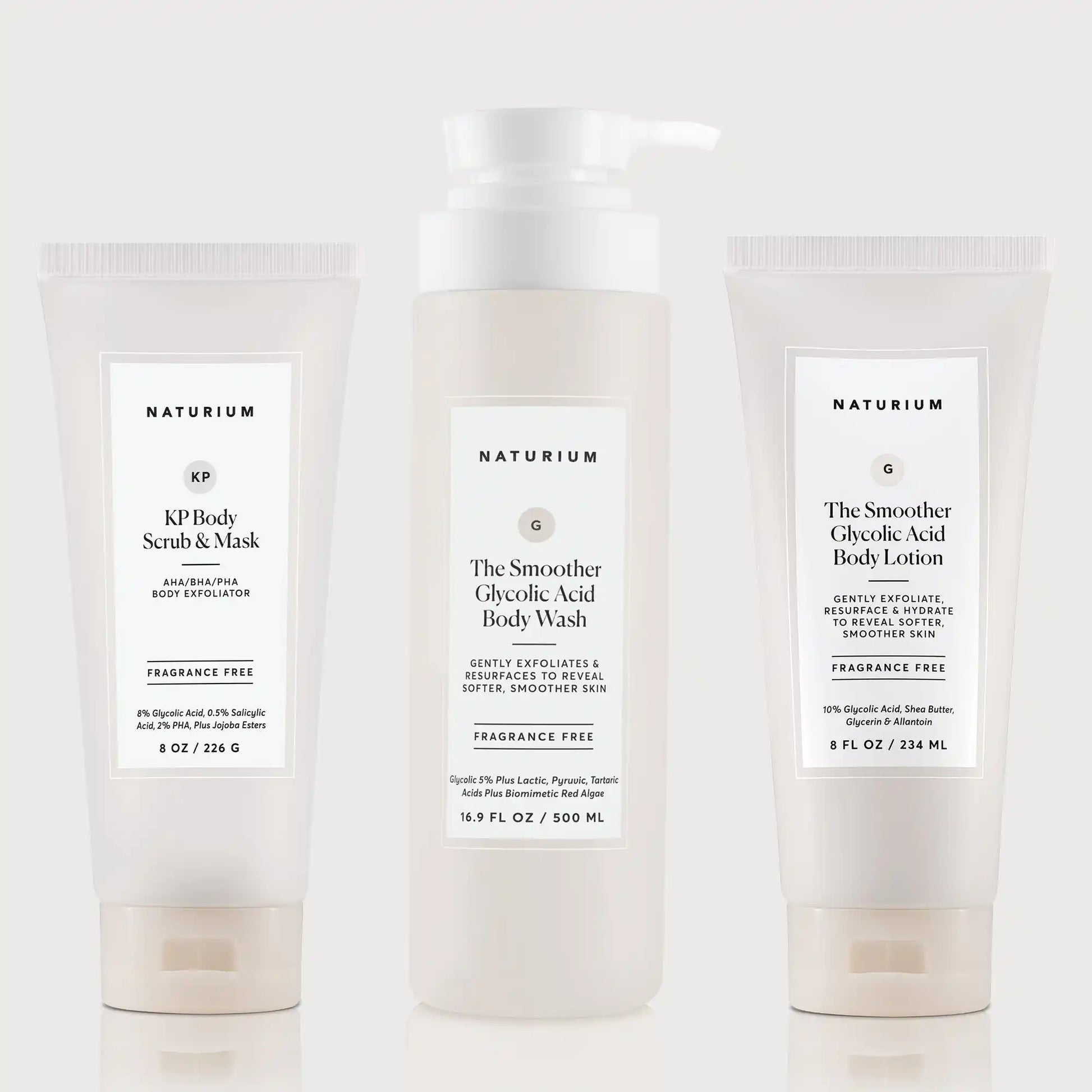 the-glycolic-acid-body-bundle-f1 NATR_KPScrub_SmootherBodyWash_SmootherLotion_Bundle_ecomm.webp